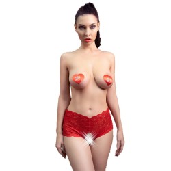 cr 4641 culotte crochless rouge l-xl