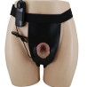 slip harnais avec gode vibrant inclus