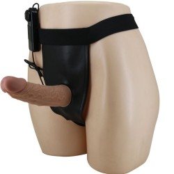 slip harnais avec gode vibrant inclus
