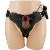 starks slip harnais dildo vibrant multi-vitesses 17,5 cm marron clair