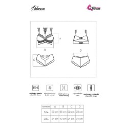 palmenom lc 90614 soutien-gorge + culotte noir l-xl