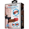 starks slip harnais dildo vibrant multi-vitesses 17,5 cm marron clair