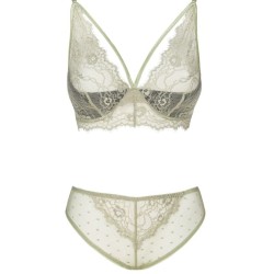 pine lc 90667 soutien-gorge + culotte kaki l-xl