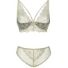 pine lc 90667 soutien-gorge + culotte kaki l-xl