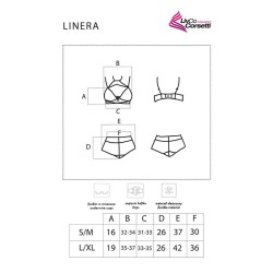 linera for the senses collection soutien-gorge + culotte noir