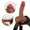 slip harnais universel avec gode vibrant et squirting 15,5 cm mulato