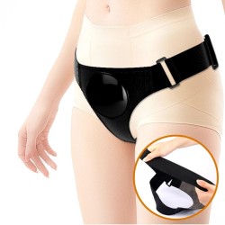 slip harnais universel avec gode vibrant et squirting 15,5 cm mulato