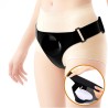 slip harnais universel avec gode vibrant et squirting 15,5 cm mulato