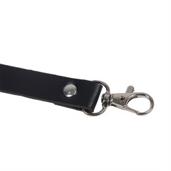 harnais corps sangles ajustables cuir noir taille unique