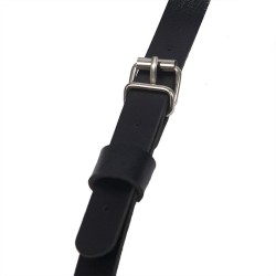harnais corps sangles ajustables cuir noir taille unique