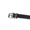 chaine bague cuir ceinture noir taille unique