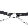harnais ceinture cuir noir taille unique