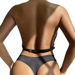 harnais poitrine avec grandes chaîne s  anneaux taille unique