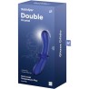 gode double cristal bleu