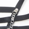 harnais corset avec chaîne détail taille unique