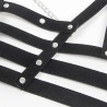 harnais corset avec chaîne détail taille unique