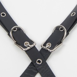 harnais avec sangles et chaîne détails taille unique
