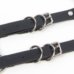 harnais avec sangles et chaîne détails taille unique