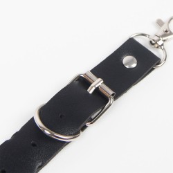 harnais ceinture et jarretières avec anneaux et chaîne détail taille unique
