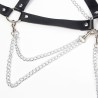 soutien-gorge harnais avec chaîne détail taille unique