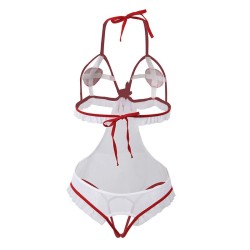costume d'infirmière sexy sans crochet l-xl