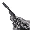 babydoll tissu tulle poitrine dentelle s-m