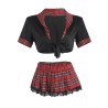 costume décolière sexy avec haut l-xl
