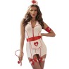 robe de costume d'infirmière sexy l-xl