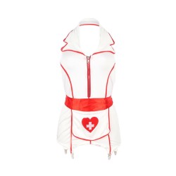 robe de costume d'infirmière sexy l-xl