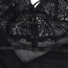 babydoll  bretelles en dentelle réglables noir s-m
