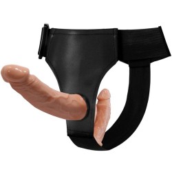 ultra passionnée double godes avec harnais