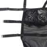 babydoll  bretelles en dentelle réglables noir l-xl
