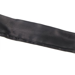 robe en tissu transparent avec détail dentelle noir s-m