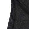 robe en tissu transparent avec détail dentelle noir s-m