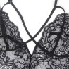 costume de police corps en dentelle noir l-xl