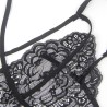 costume de police corps en dentelle noir l-xl