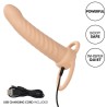 maxx double pénétrateur nervuré 10 vibrations flesh