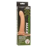 maxx double pénétrateur nervuré 10 vibrations flesh