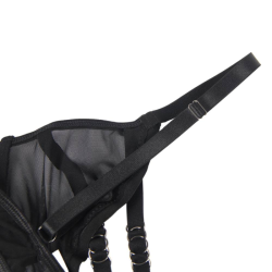 ensemble deux pièces de soutien-gorge transparent et bandes s-m