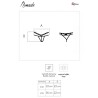 string nomade sans crotchless noir