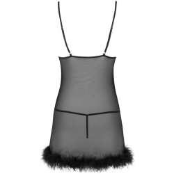 ensemble zerunam babydoll + string noir