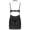ensemble binella babydoll + thong noir