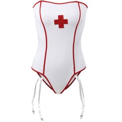 costume dinfirmière sexy avec teddy s-m