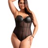 body noir  bretelles chaîne l-xl