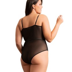 body noir  bretelles chaîne l-xl