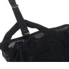 teddy avec jarretière détail poitrine noir s-m