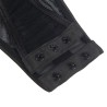 teddy avec jarretière détail poitrine noir s-m