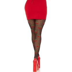 bas taupes cerise noire