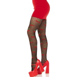 bas taupes cerise noire