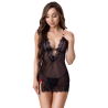 antonella lc 20203 babydoll + string noir s-m